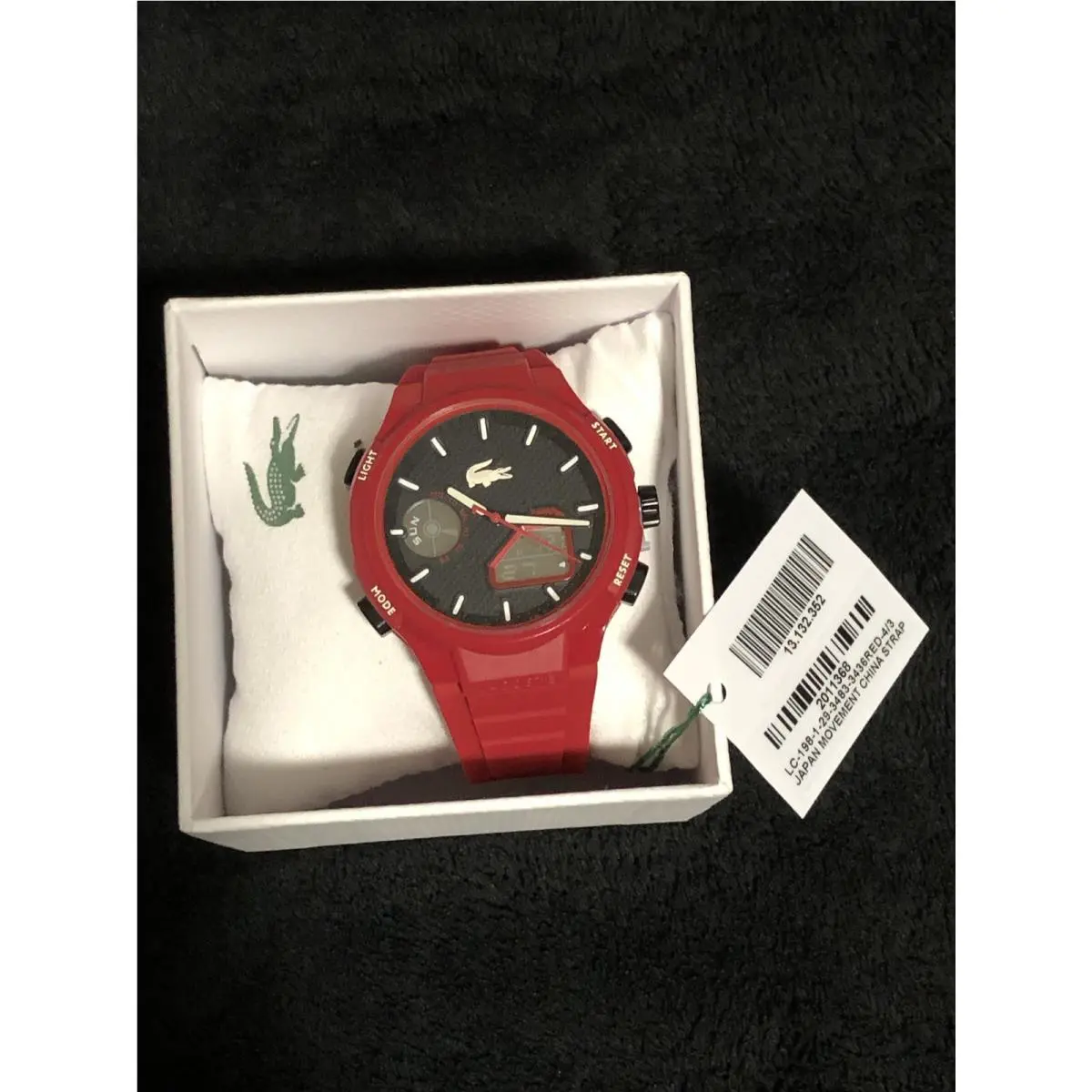 Lacoste LC33 Men`s Analog-digital Watch–TR90 Case.premium Fashion-timepiece 45mm