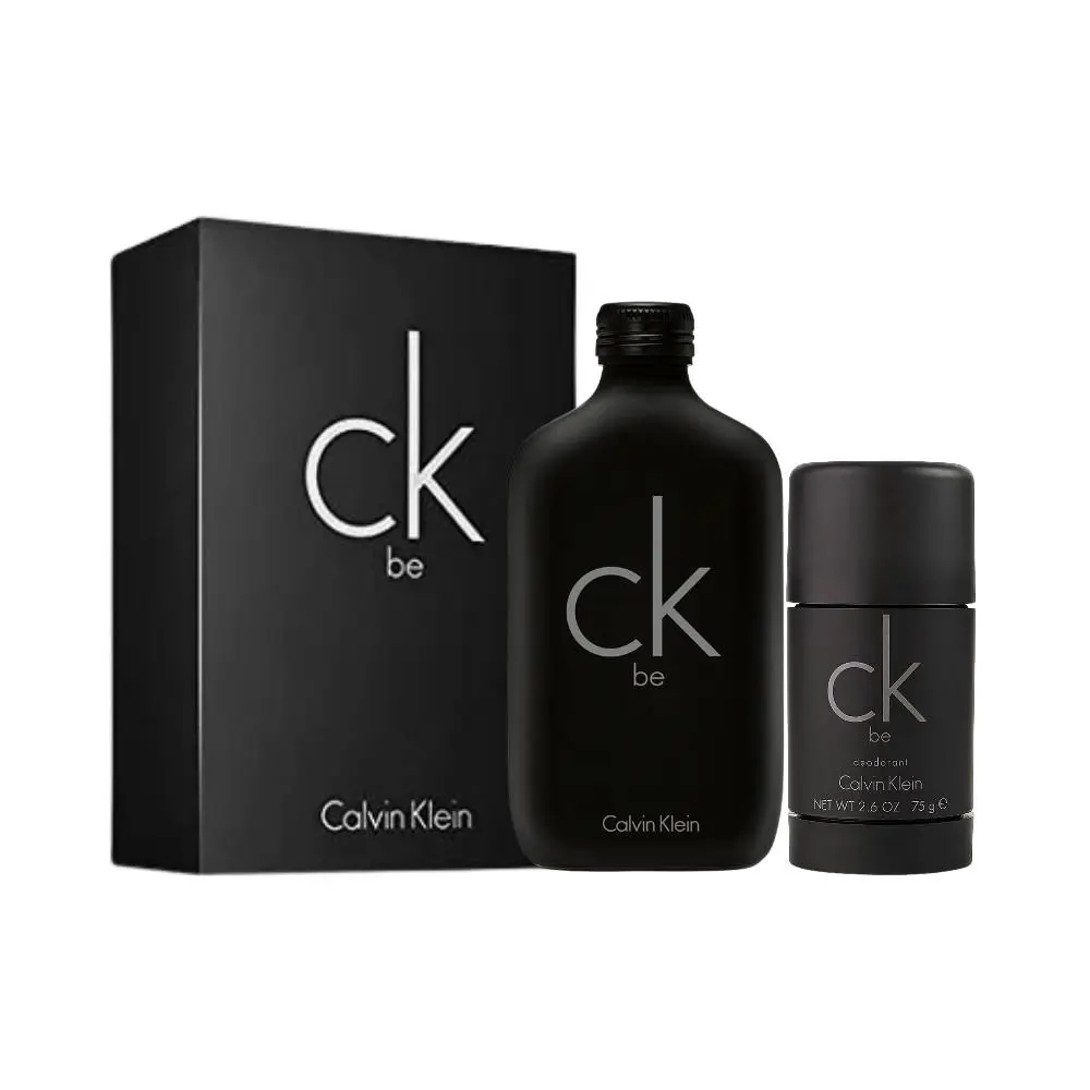 CK BE by Calving Klein For Unisex 2-PC Gift Set 6.7oz Edt + Deo Stick by Calvin Klein