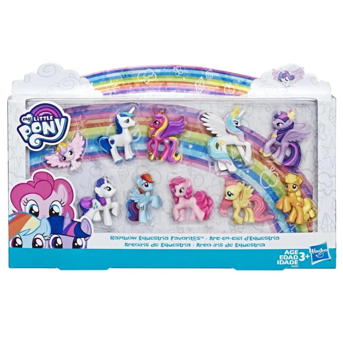 My Little Pony Toy Rainbow Equestria Favorites 10 2-inch Scale
