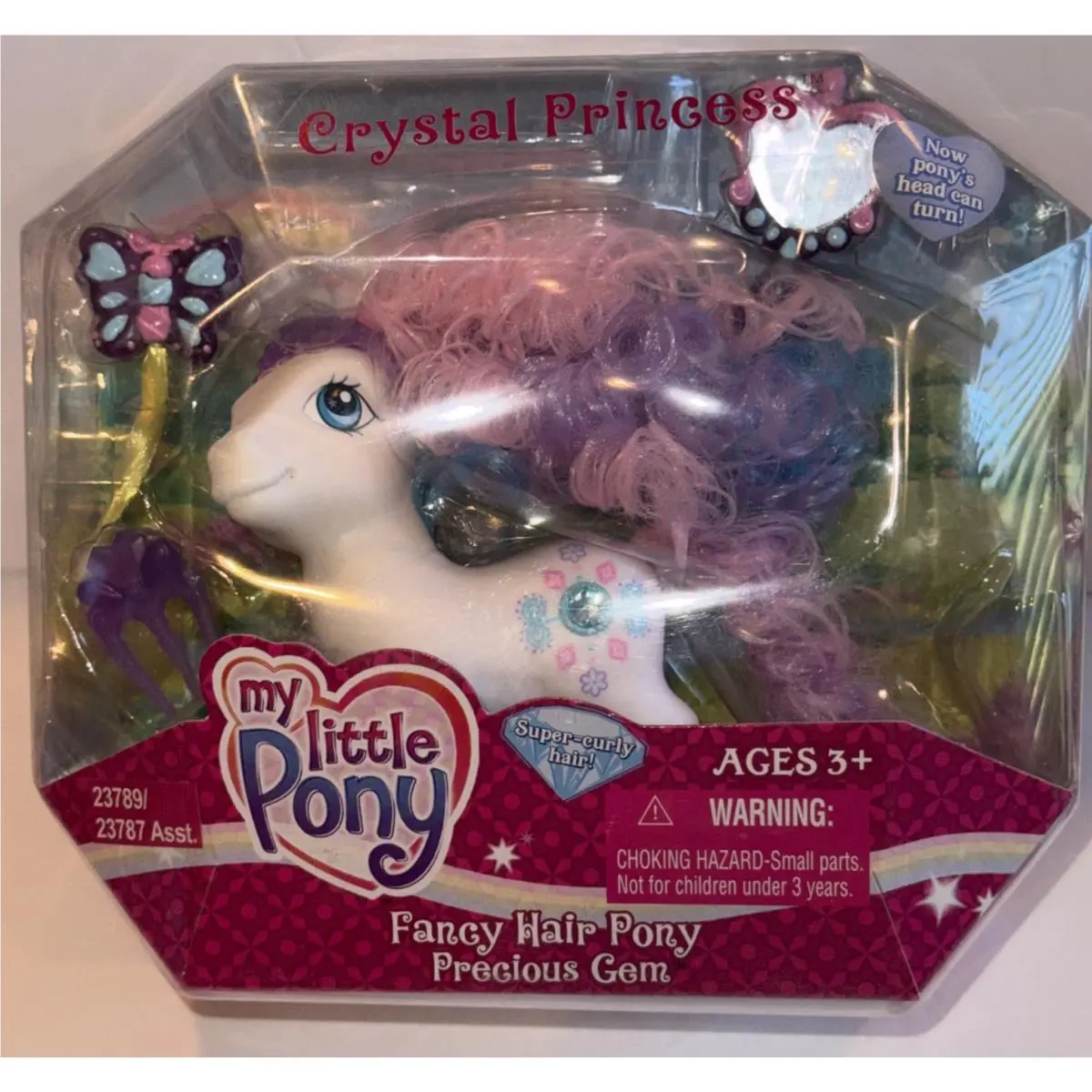My Little Pony Crystal Princess Fancy Hair Pony Precious Gem Hair Accessory