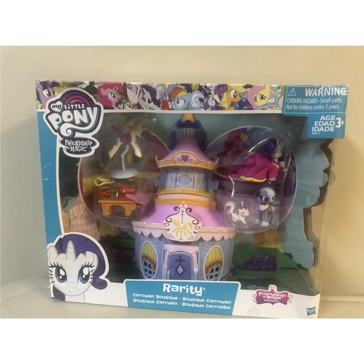 2016 Hasbro My Little Pony Rarity Carousel Figure Mlp Rare
