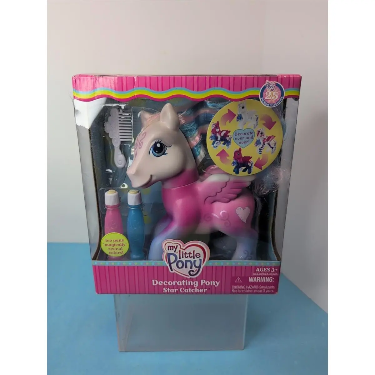 9.5 Hasbro My Little Pony Decorating Pony Star Catcher Color Changing Nrfb O