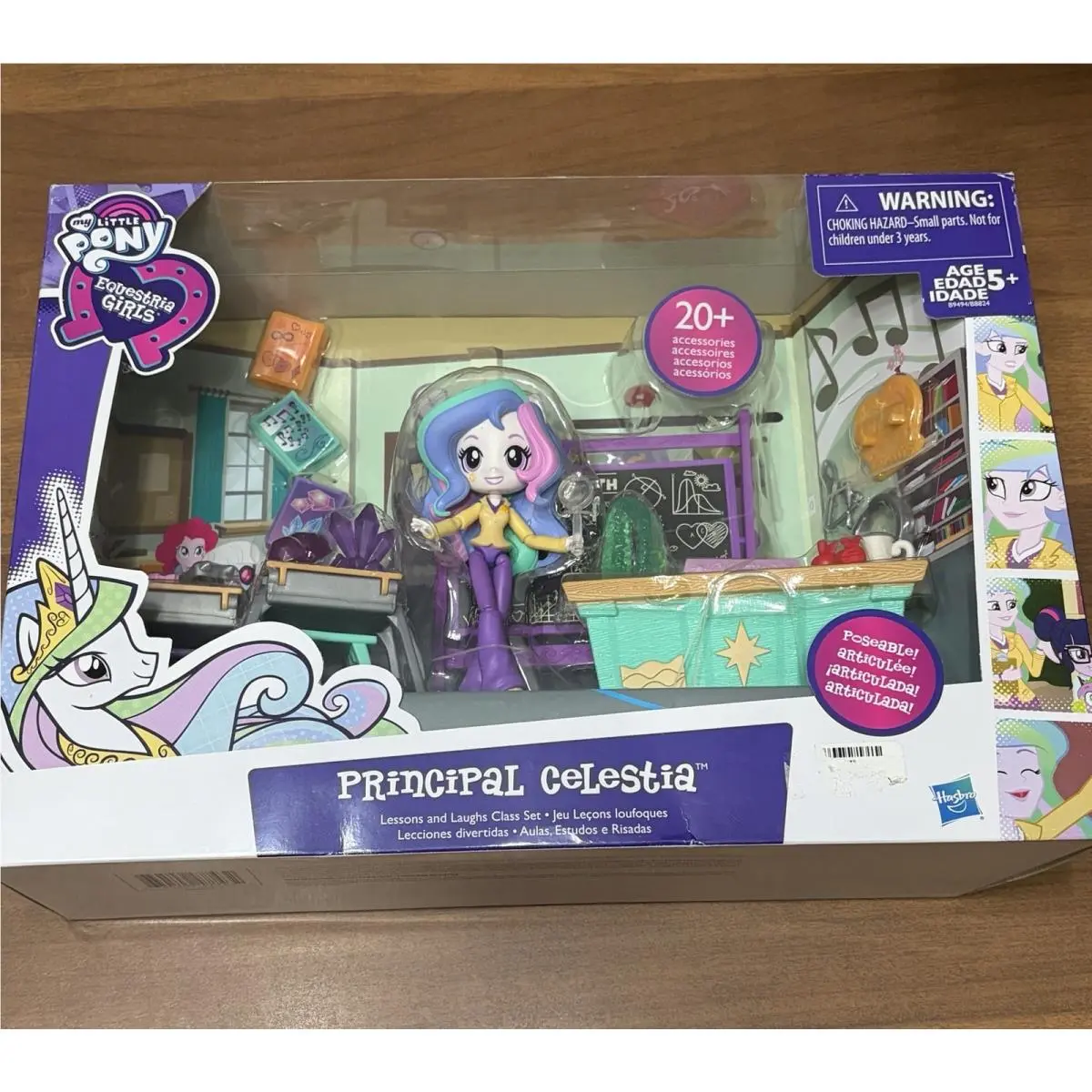 My Little Pony Equestria Girls Mini Princess Celestia Lessons Laughs Class Set