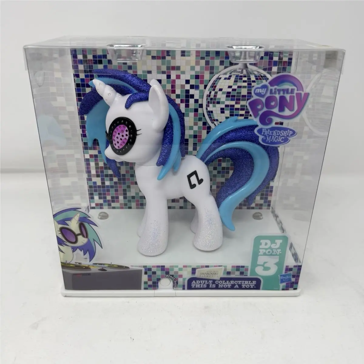 Sdcc My Little Pony DJ Pon-3 San Diego Comic Con 2013 Swarovski Elements Hasbro