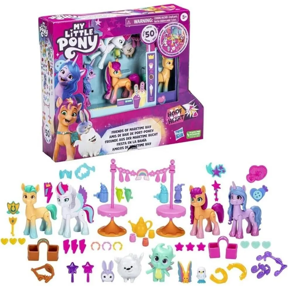 My Little Pony Make Your Mark Friends of Maretime Bay Doll Playset 50 Pcs