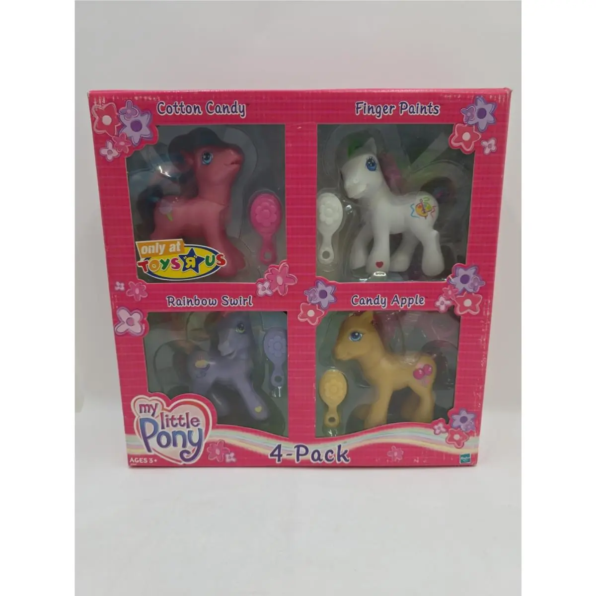 2007 My Little Pony G3 Intl 4 Pack Windy Pinky Rarity Unicorn Pegasus