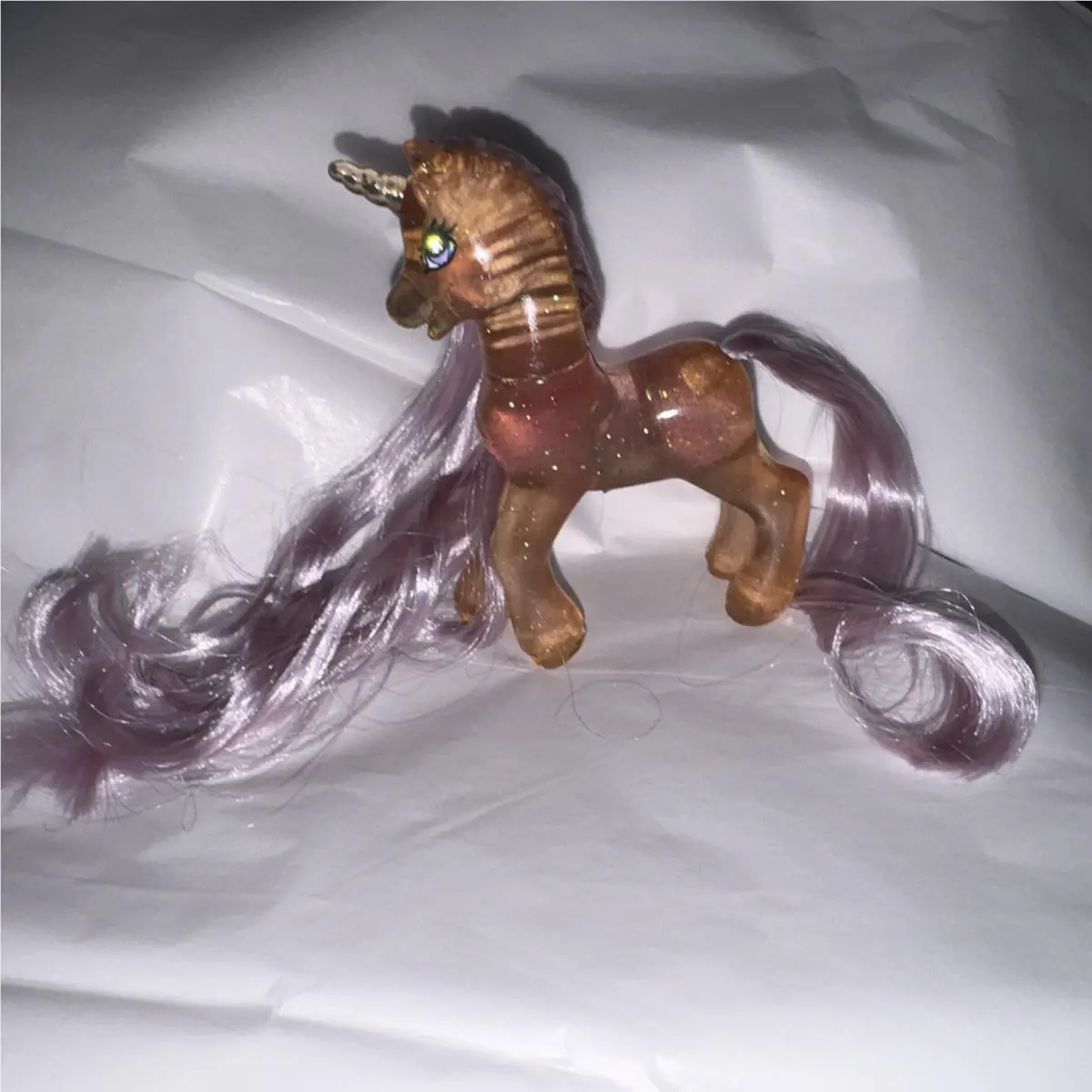Custom MY Little Pony G2 Translucent Long Hair
