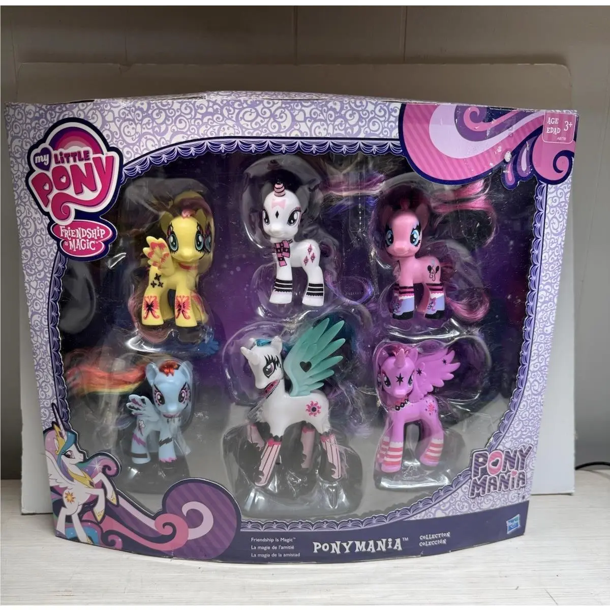 Hasbro My Little Pony Friendship is Magic Pony Mania Collection Figures 6 Packs