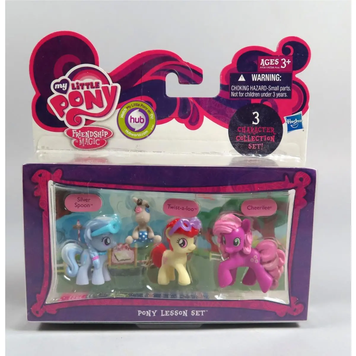 2013 My Little Pony Pony Lesson Silver Spoon Twist-a-loo Cheerilee