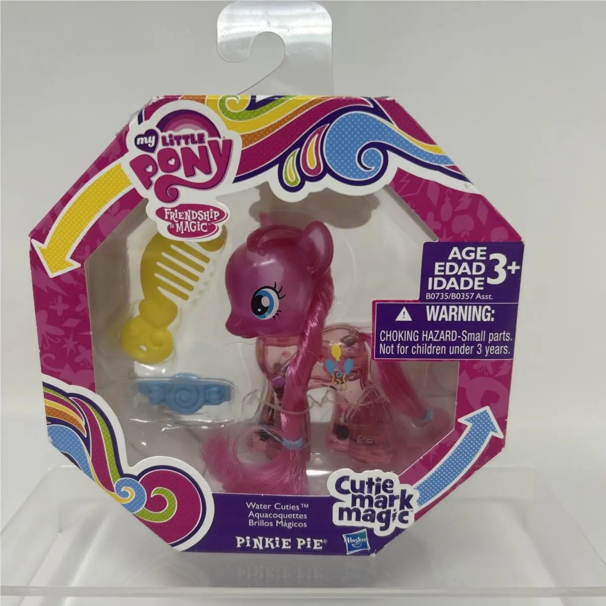 My Little Pony G4 Water Cuties Pinkie Pie 3 Figure 2014 Mib