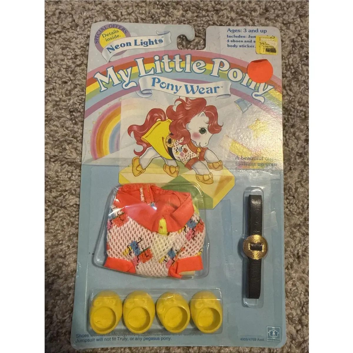 My Little Pony™ Pony Wear Neon Lights Vintage G1 1985 Collectible