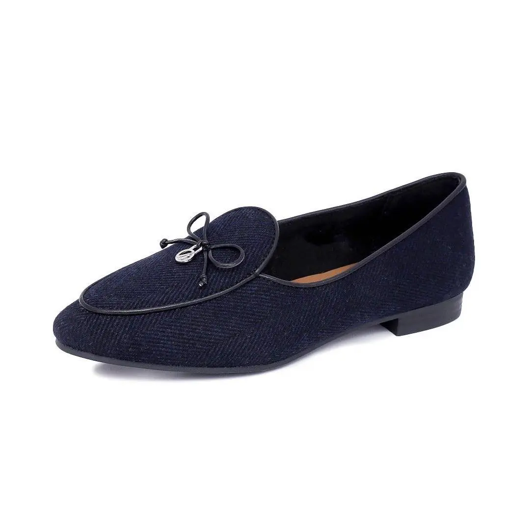 Woman Flat Loafers Luxury Designer Penny Shoes Slip On Ballet by Nautica