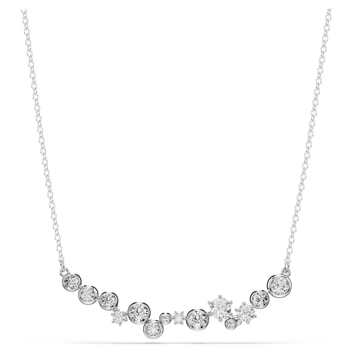 Constella Necklace Mixed Cuts White Rhodium Plated 5722473 by Swarovski