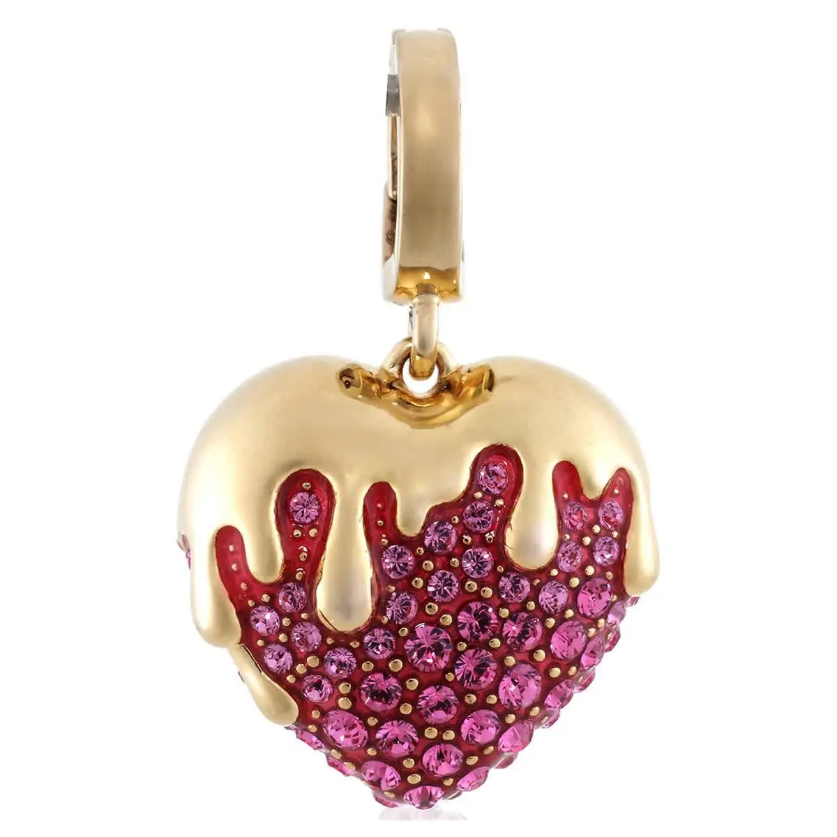Idyllia Crystal Heart Charm by Swarovski