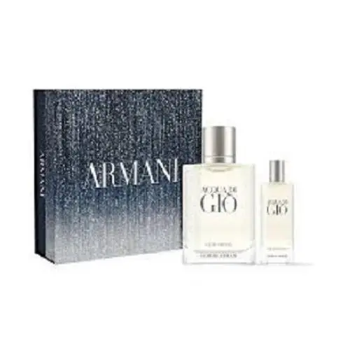 Giorgio Armani Gift Set Acqua di Gio 2pc3.3.3 Oz. + 15ml Eau de Toilette Spray Men