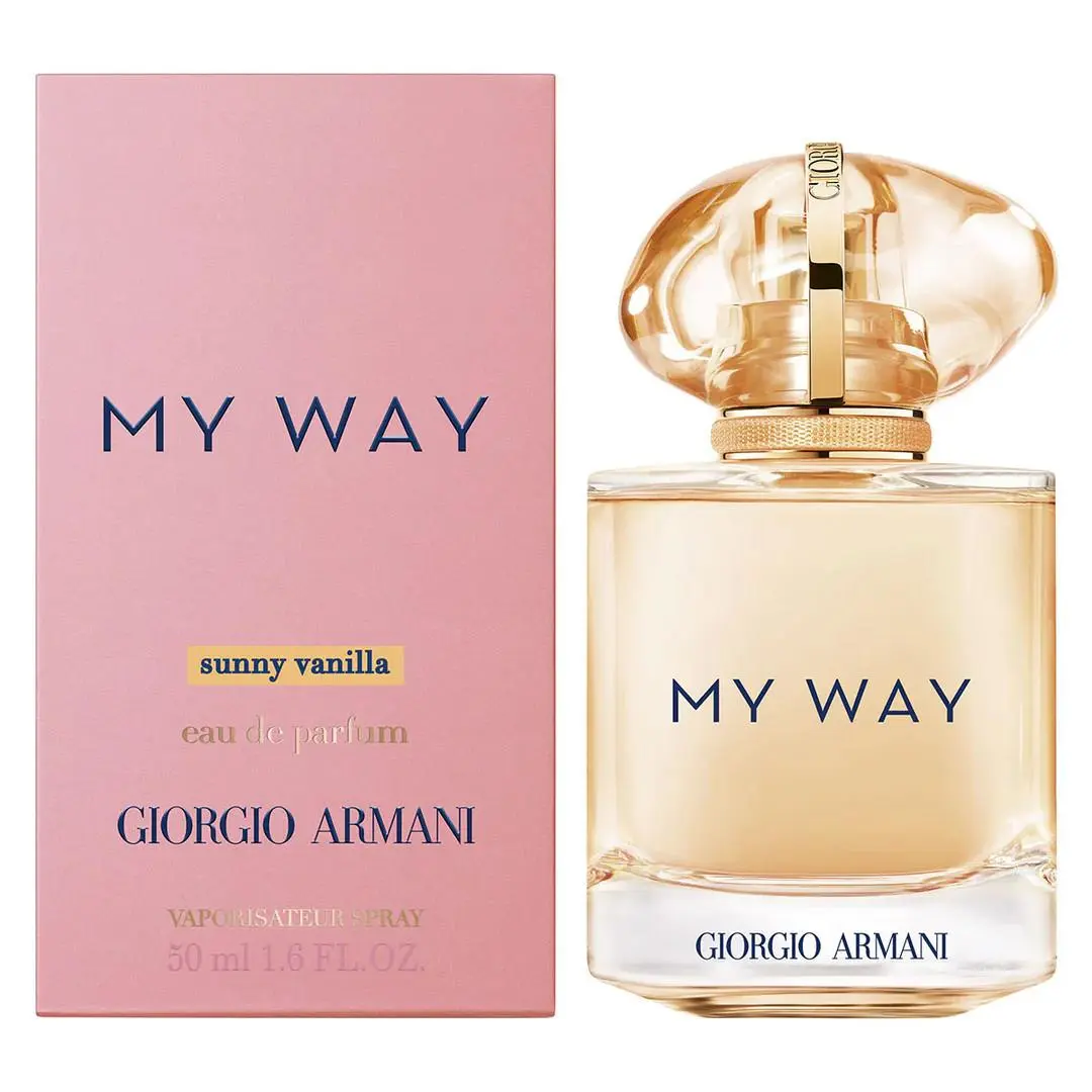 My Way Sunny Vanilla by Giorgio Armani 1.7 oz Edp Spray For Women Box