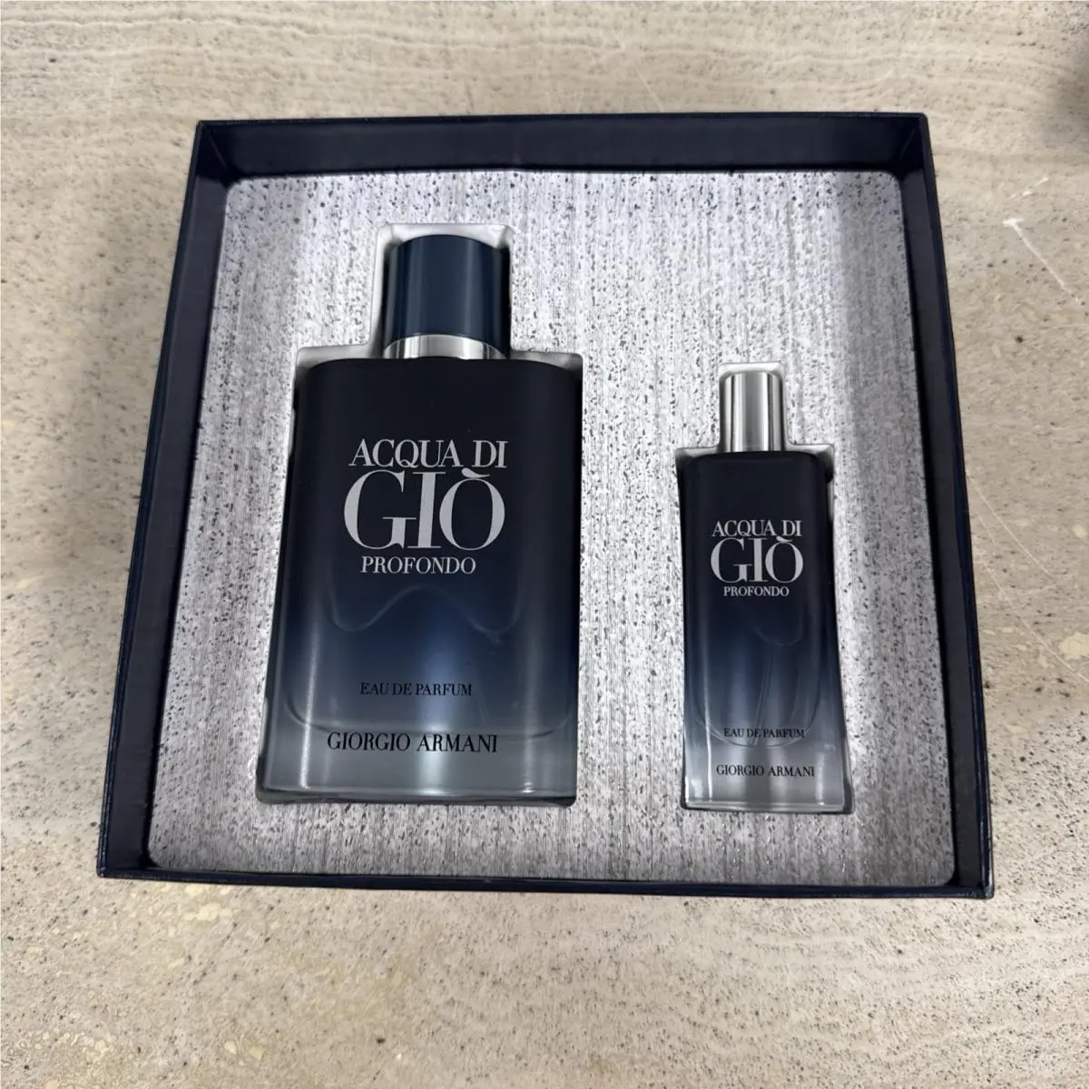 Giorgio Armani Acqua Di Gio Profondo Edp Set 3.3oz