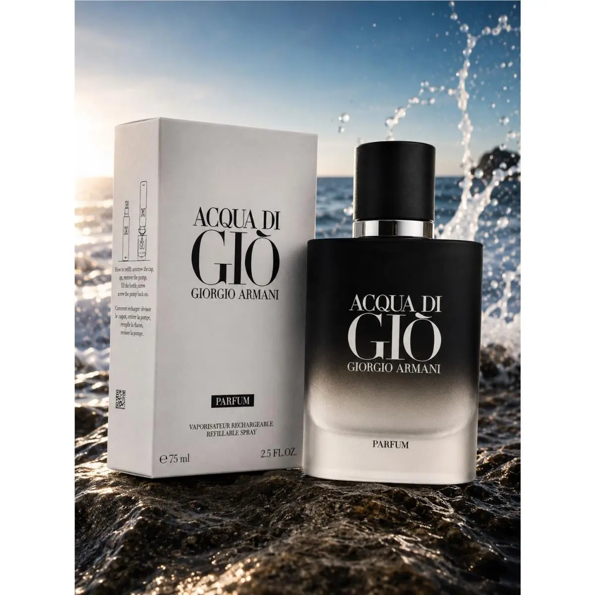 Giorgio Armani Giogio Amani Acqua Di Gioo Eau De Parfum Spray 75ML Authentic