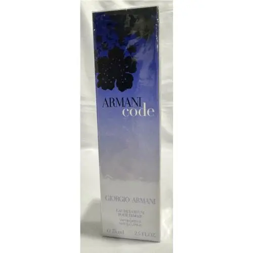 Armani Code By Giorgio Armani 2.5 oz 75ml Edp Vintage Women`s Perfume