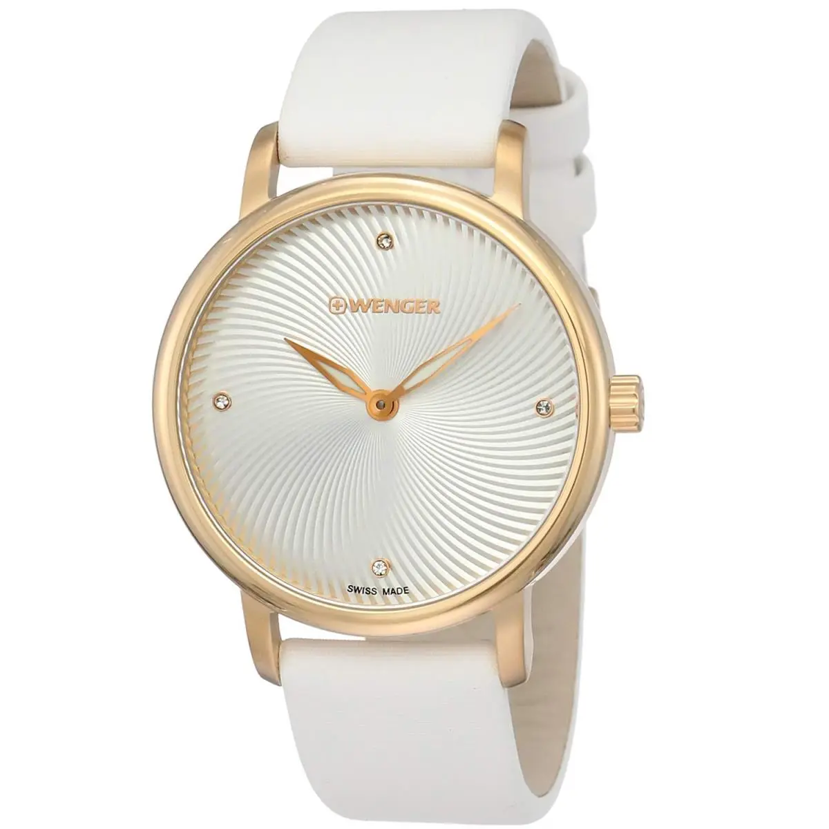 Wenger Women`s Urban Donnissima White Dial Watch - 01.1721.101