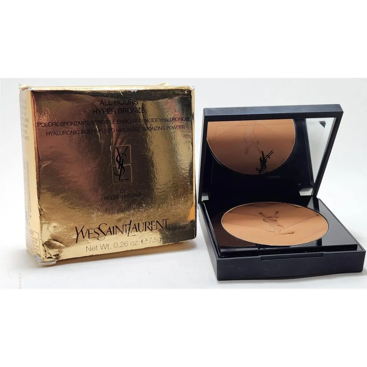 Yves Saint Laurent Ysl All Hours Hyper Bronze Bronzing Powder 03 Golden Medina 7.5g