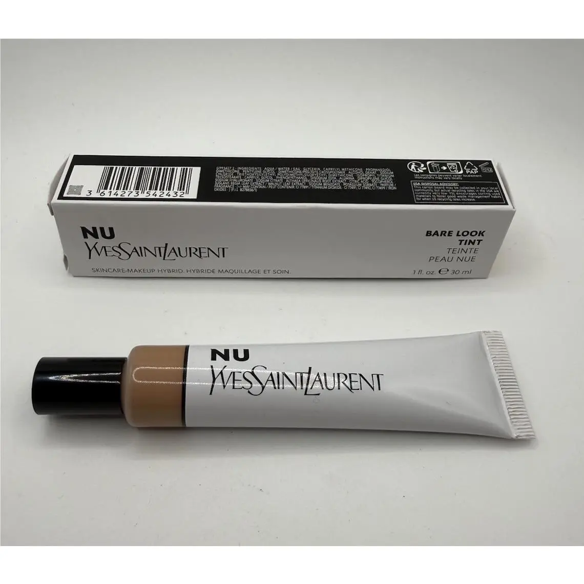 Yves Saint Laurent NU10/YSL Bare Look Tint Skincare Makeup Hybrid 1oz/30ML