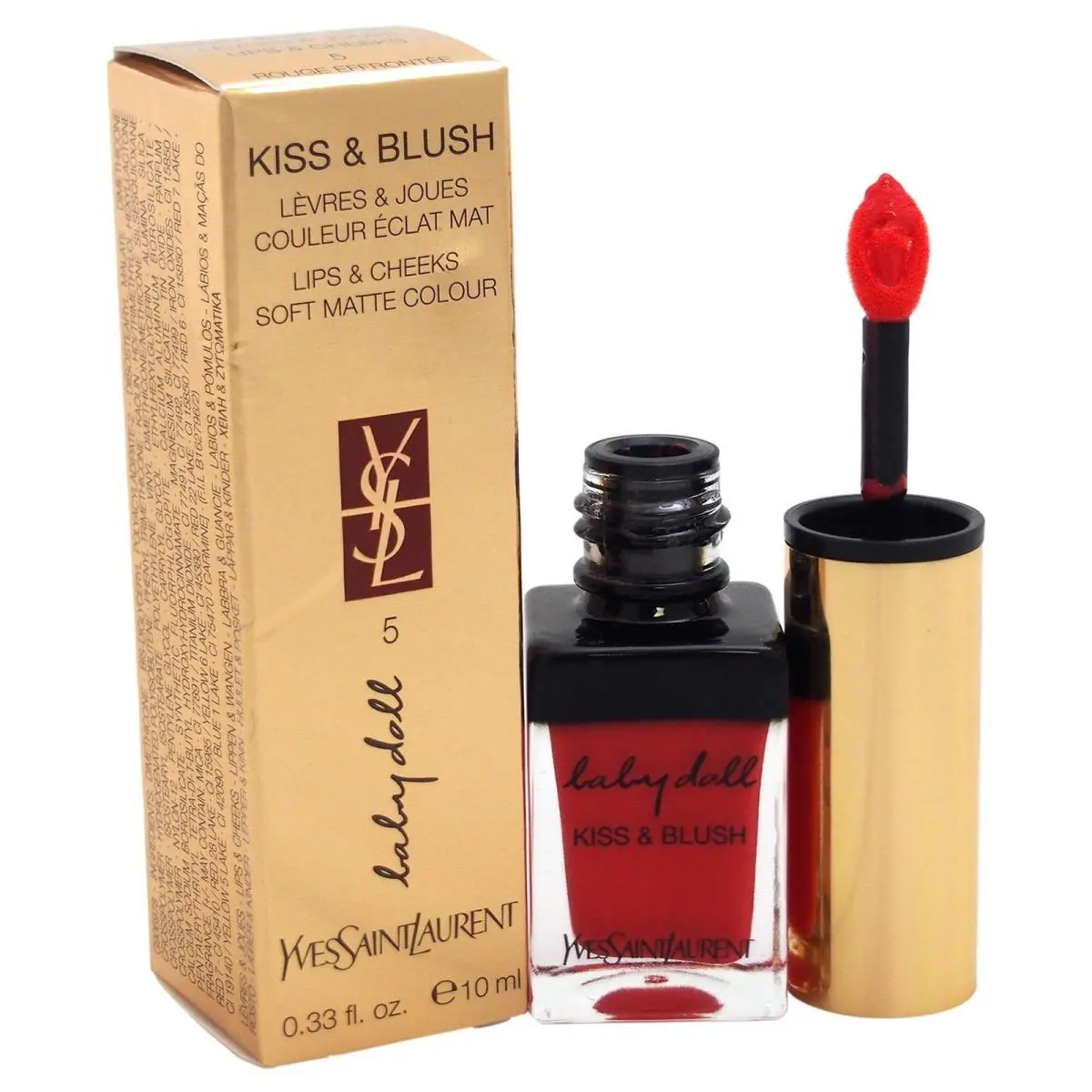 Yves Saint Laurent Baby Doll Kiss Blush - 0.33 oz - 5 Rouge Effrontee