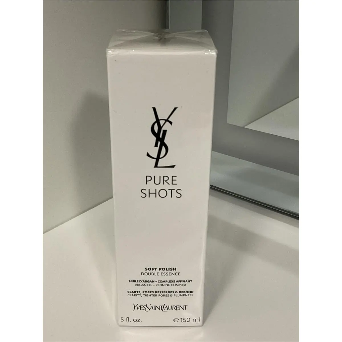 Yves Saint Laurent Ysl Full Size Pure Shots Soft Polish Exfoliate Soothe Repair 5FL.Oz Tstr