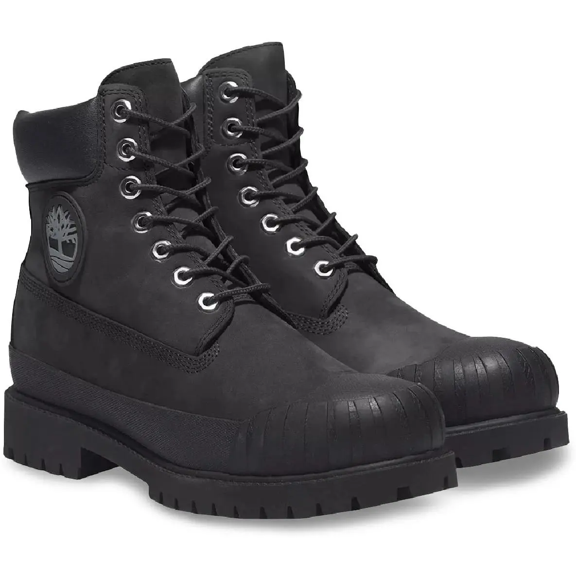 Timberland Premium 6-Inch Waterproof Boots Men’s SZ 8.5 Black Nubuck TB0A2G5C001