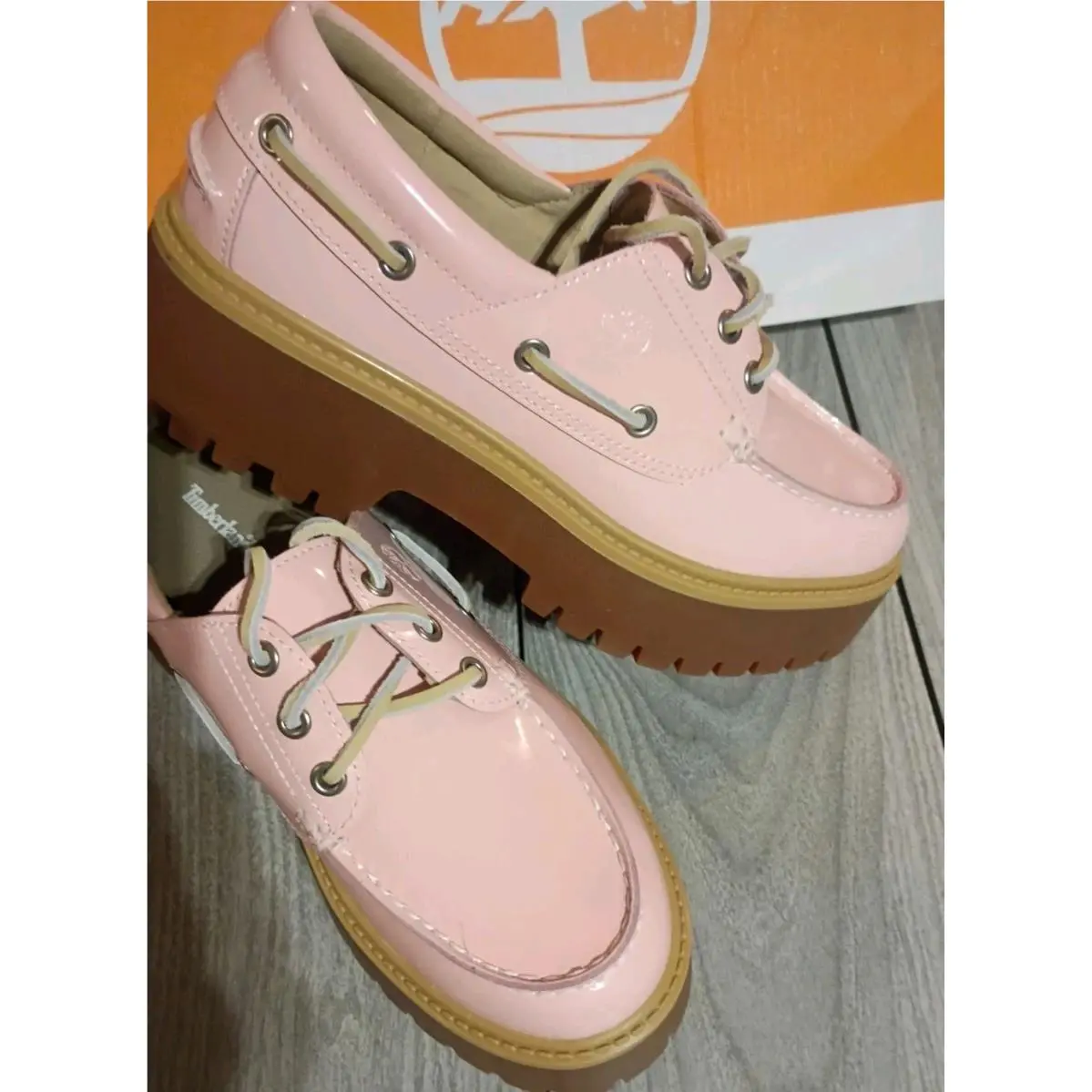 Timberland shoes - stone street pink patent leather - Pink 2