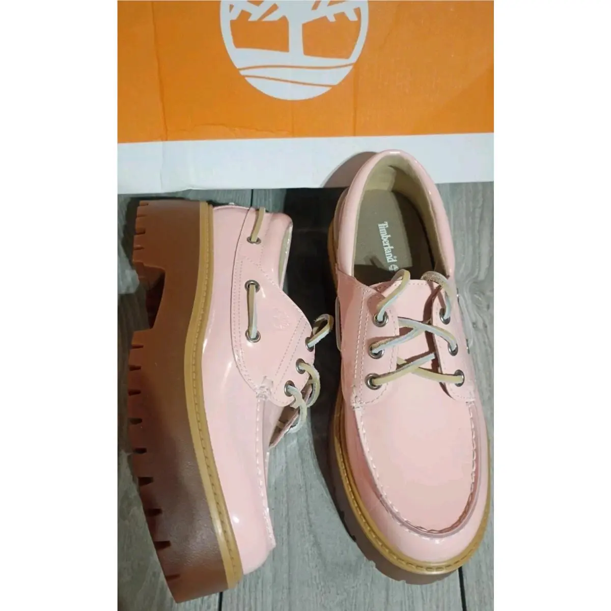 Timberland shoes - stone street pink patent leather - Pink 3