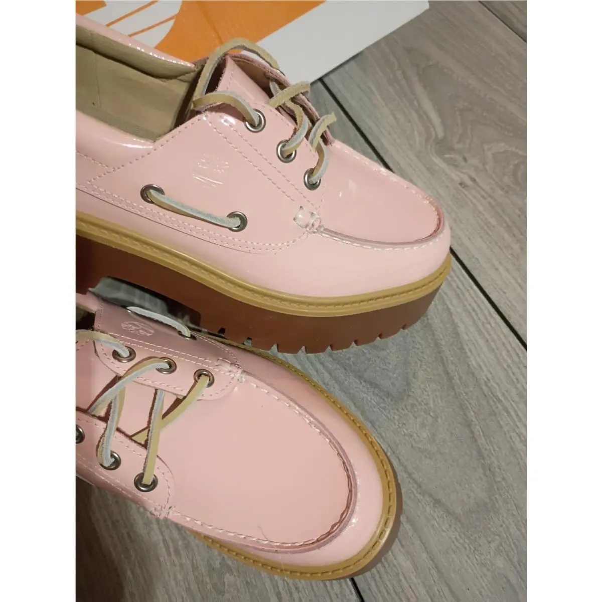 Timberland shoes - stone street pink patent leather - Pink 7