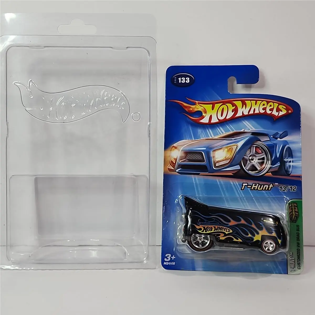 2005 Hot Wheels T-hunt Moc Customized VW Drag Bus 13/12 133 Treasure Hunt Mattel