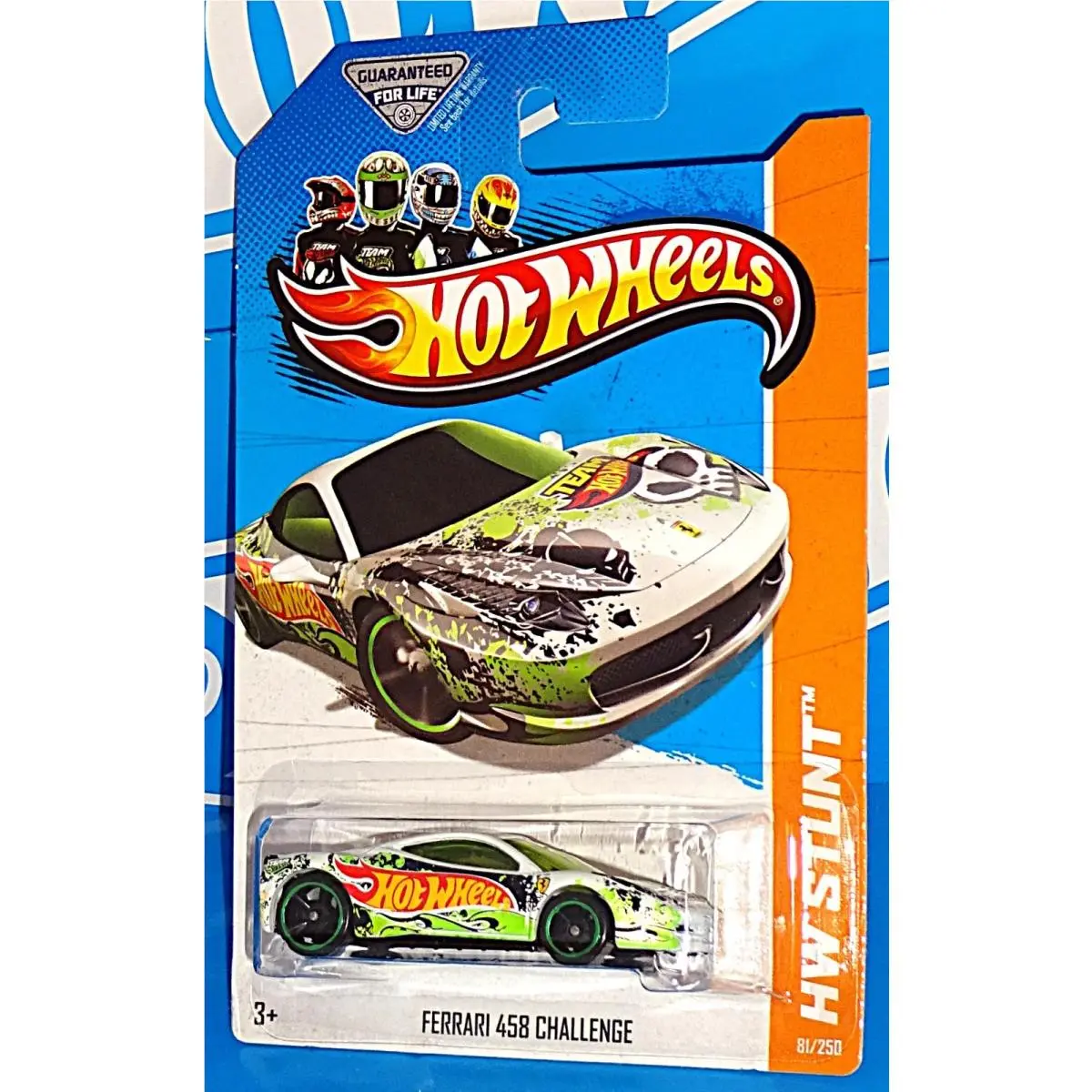 Hot Wheels 2013 HW Drift Race 81 Ferrari 458 Challenge White Team Hot Wheels