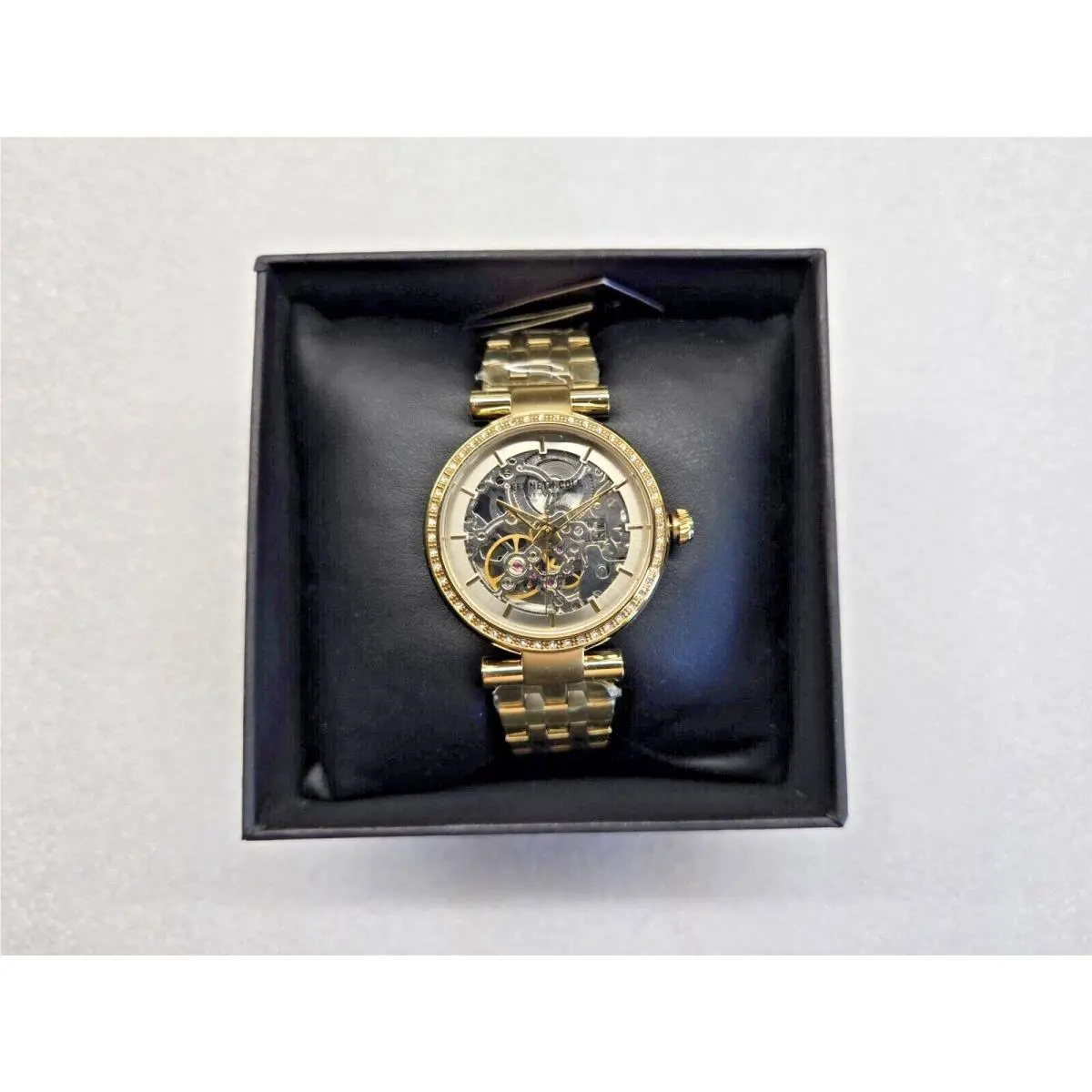 NY Automatic Silver Dial Gold-tone St.st Women`s Watch 10030807 by Kenneth Cole