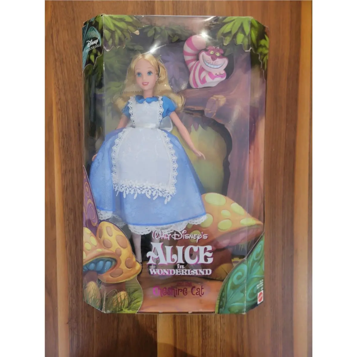 Disney`s Alice in Wonderland with Cheshire Cat Collector Doll 1999 Mattel