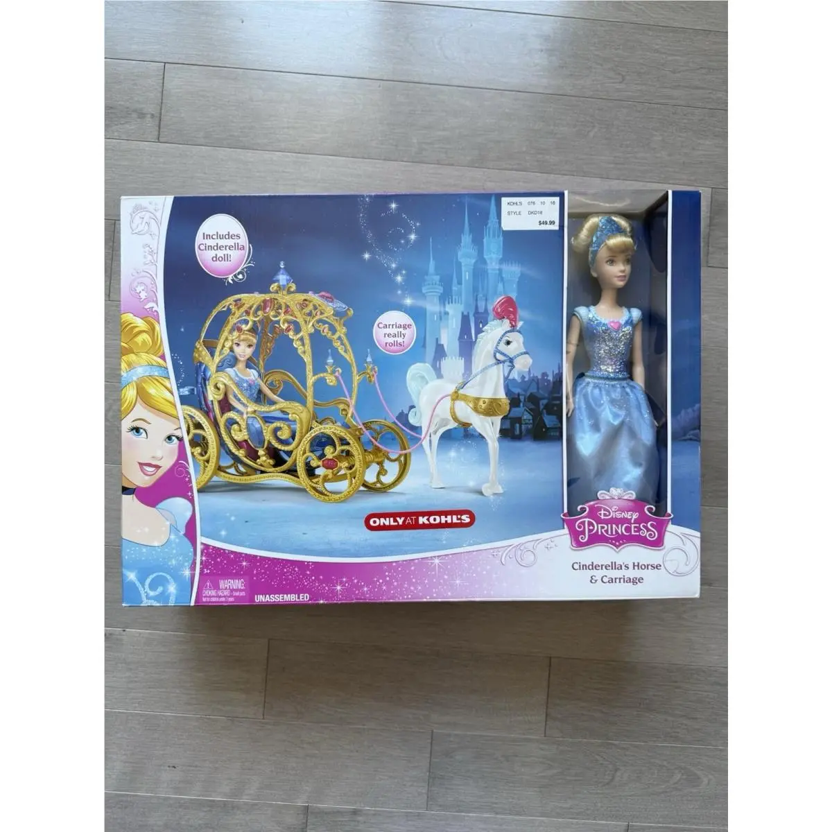 Disney Princess Cinderella`s Horse and Carriage 2014 Mattel CDC44