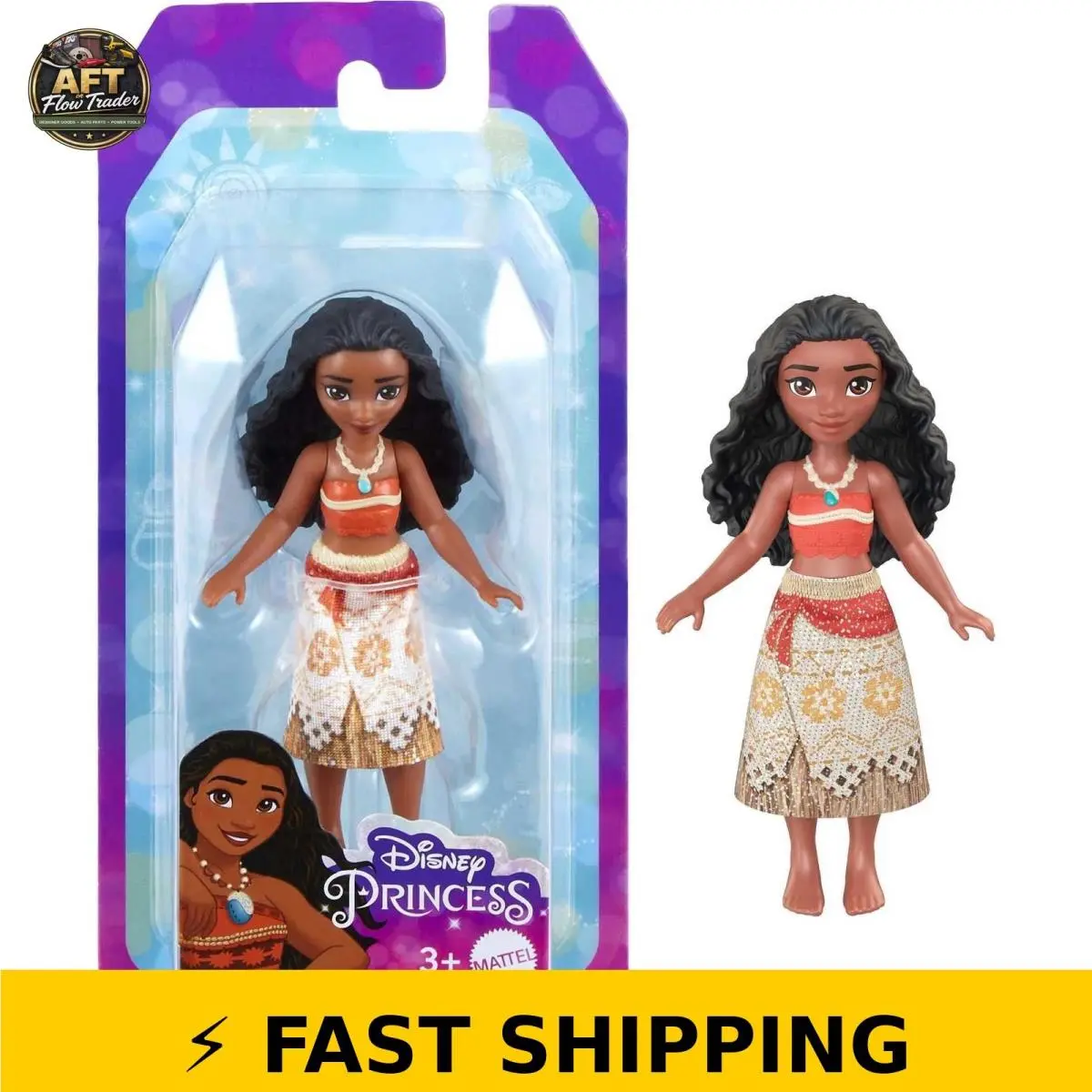 Disney Princess Moana Small Doll - Brown Hair Brown Eyes
