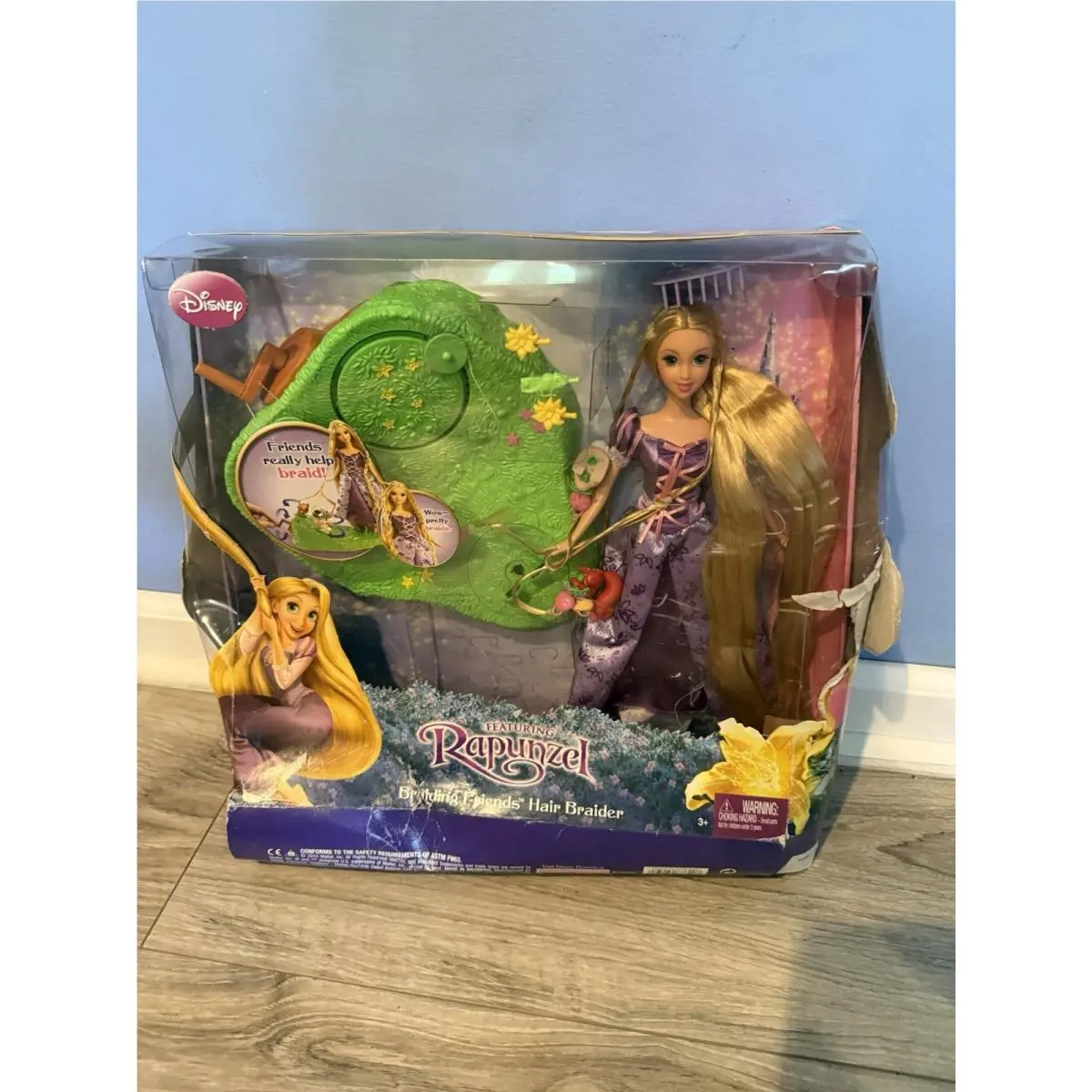 See Ad Mattel Disney Princess Tangled Braiding Friends Hair Braider Rapunzel