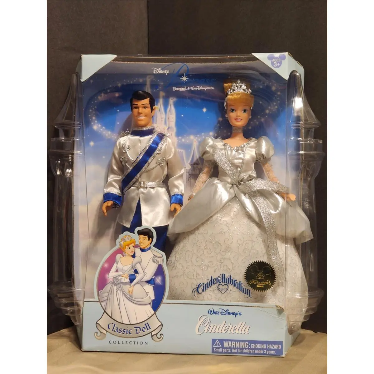 Vintage Disney Classic Doll Collection Cinderellabration Cinderella Prince Set