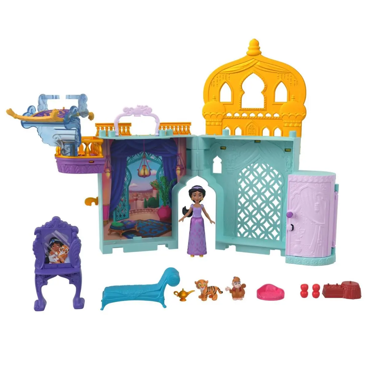 Mattel Disney Frozen Toys Storytime Stackers Jasmine`s Palace Stackable Doll H