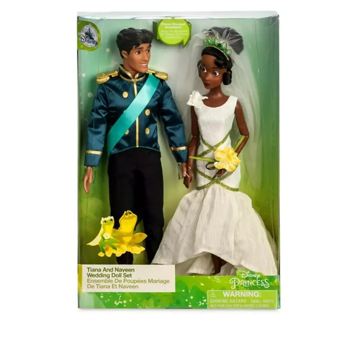 Disney Tiana and Naveen Wedding Doll Set – The Princess and The Frog