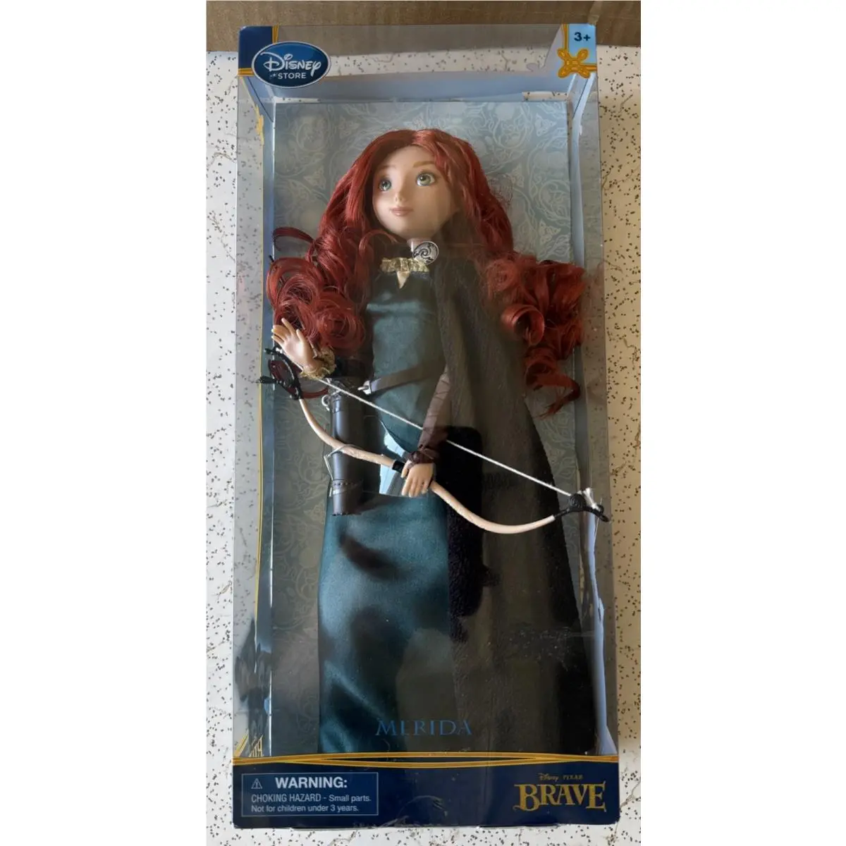 Merida Brave Princess Classic Doll Bow Cape Disney Store