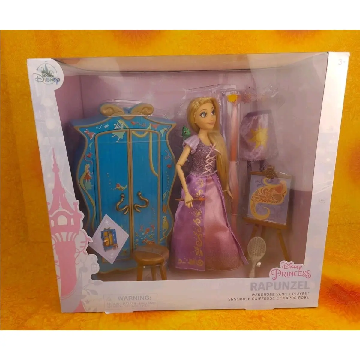 Rapunzel Wardrobe Vanity Playset Disney Store Classic Tangled Rapunzel Doll