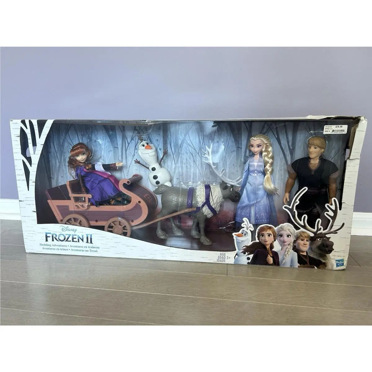 2019 Disney Frozen 2 Elsa Anna Kristoff Sledding Adventure Doll Set