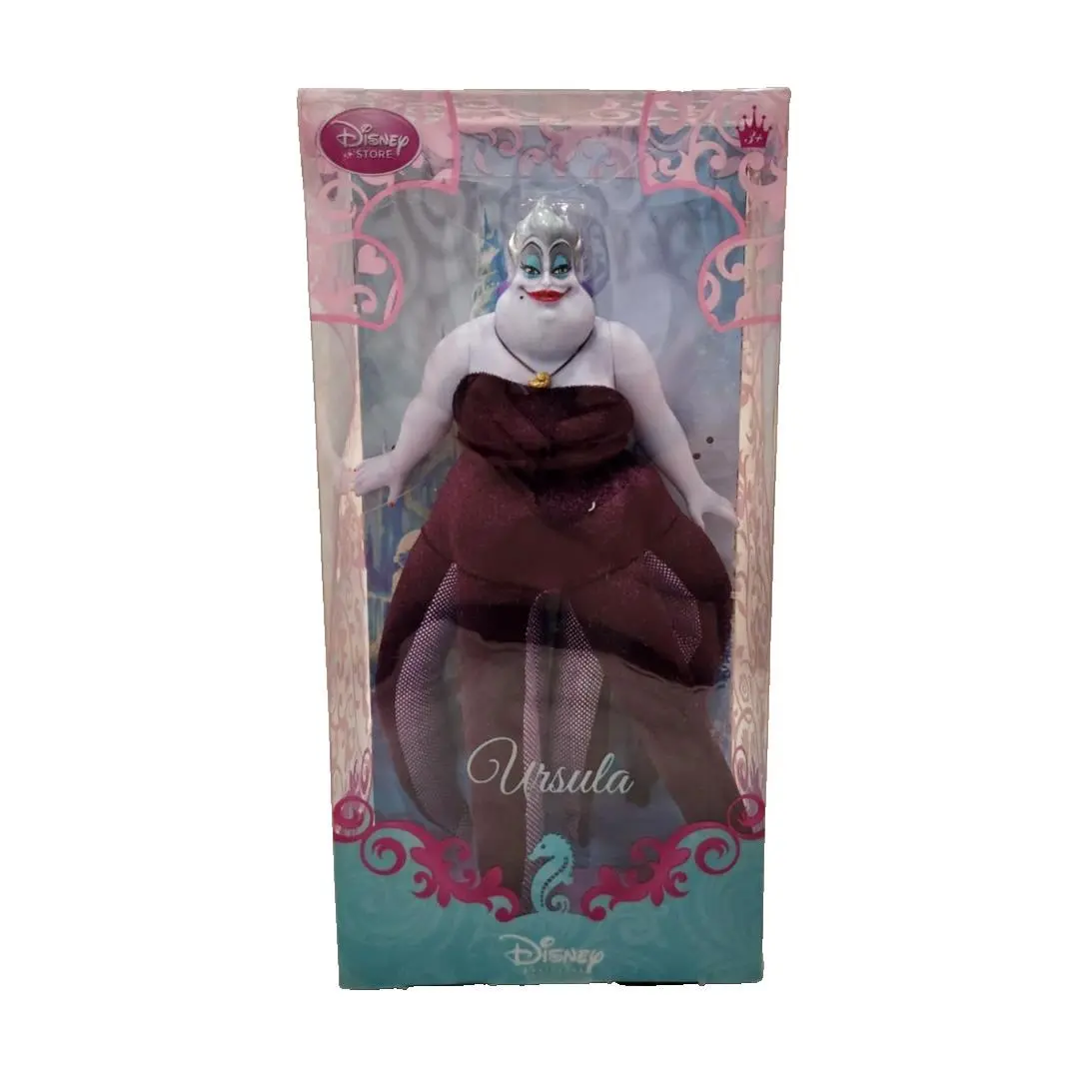 Disney Store Princess The Little Mermaid Ursula Doll Toy Rare Villain Figure