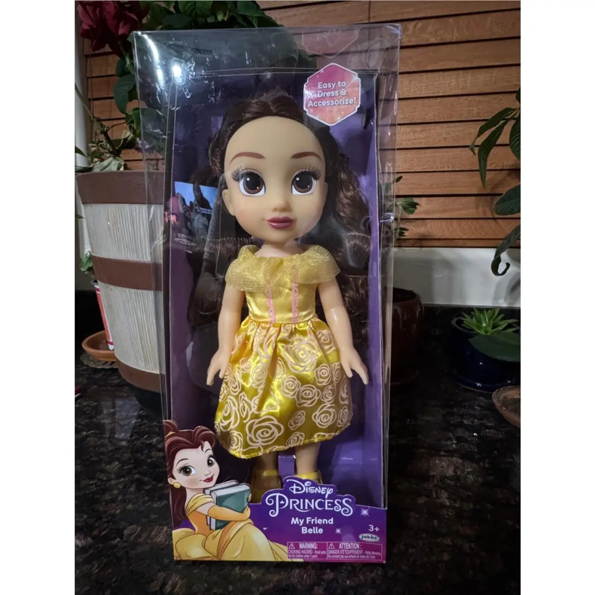 Disney Princess My Friend Belle Doll 14 Tall Includes Removable Outfit Tiara