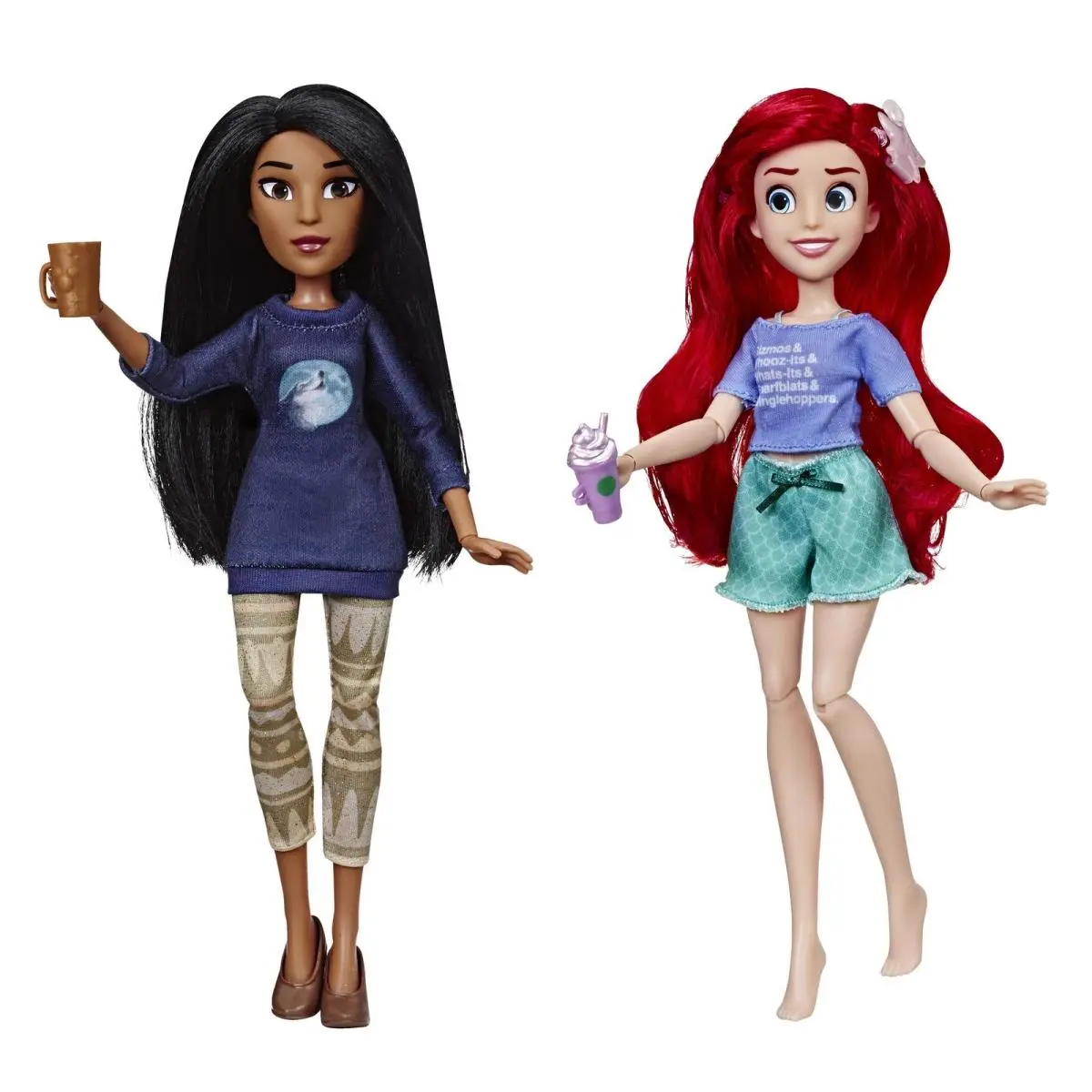 Disney Princess Dolls Ariel and Pocahontas Fashion Playset Ralph Breaks The