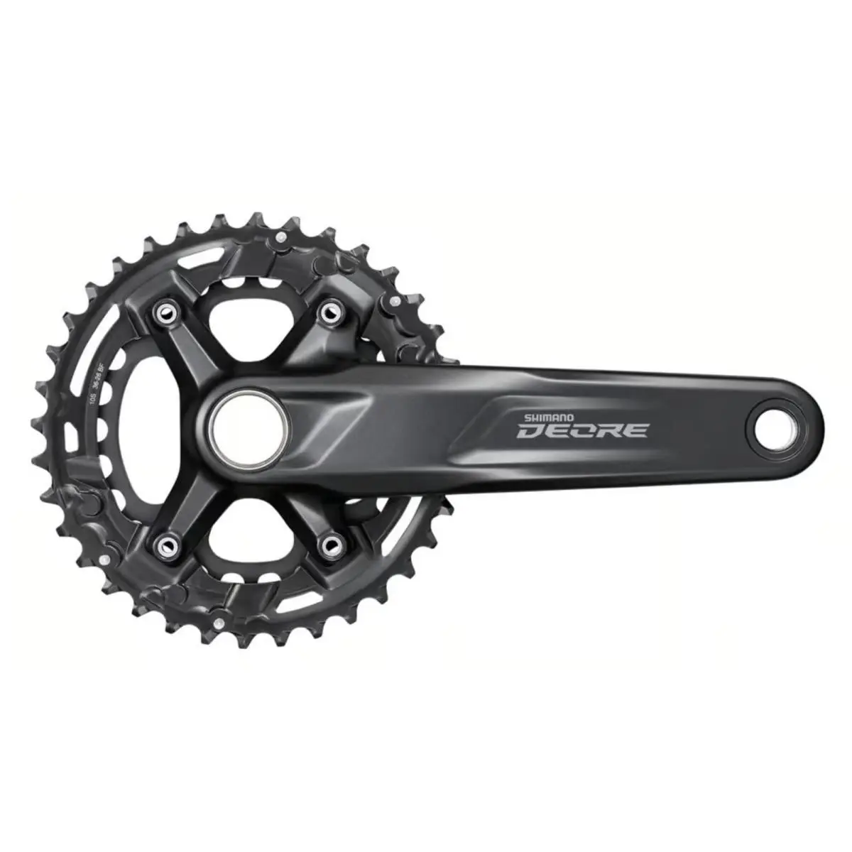 Shimano Deore M4100 Crankset w/ Chainrings 2 x 10 Speed 175mm 36/26T
