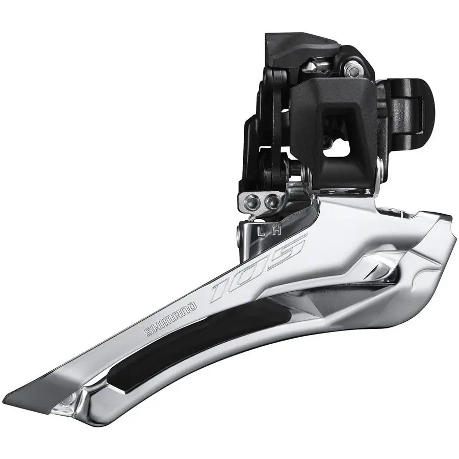 Shimano 105 FD-R7100-BS Front Derailleur - 12-Speed Double 31.8/28.6mm Band Cl